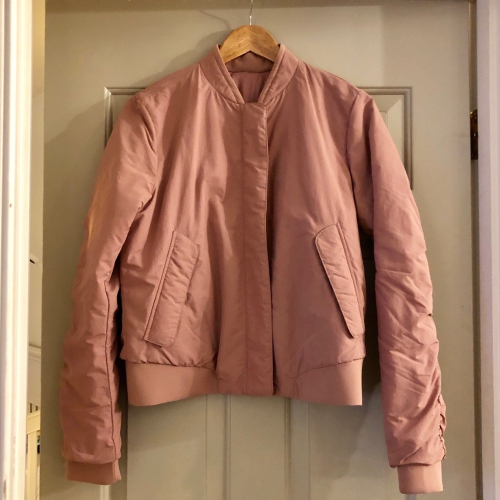 Lululemon Dusty Rose Bomber Jacket